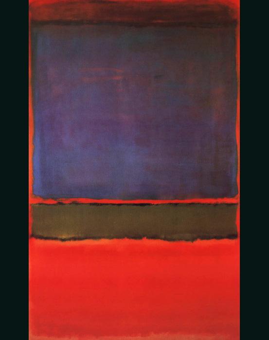 Violet Green and Red painting - Mark Rothko Violet Green and Red art painting